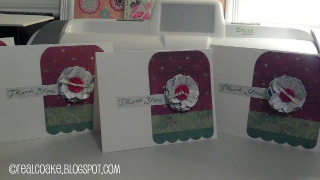 Cricut Christmas Thank You Card