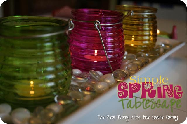 Simple Spring Tablescape