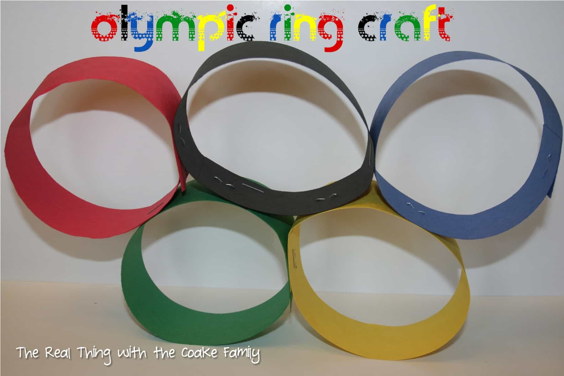Large Olympic Rings Project Olympics for Kids - A Lesson Plan (Part 1) - Real Creative Real Organized
