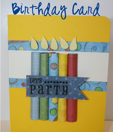 Candles Birthday Card (Tutorial)