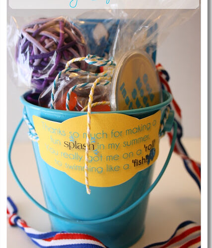 Swimming Like Fishies! Swim Instructor Gift {Printable}
