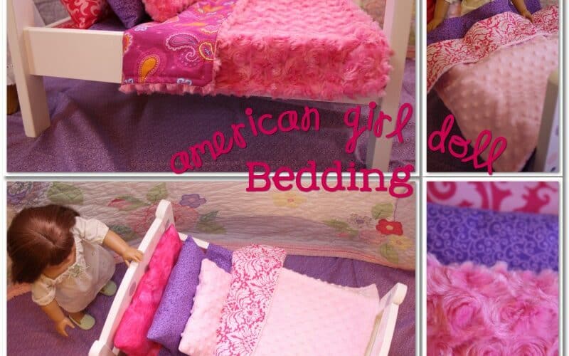 American Girl Doll Bedding Pattern {Free}