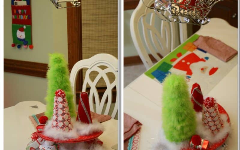 Table Decorating Ideas ~ Christmas Centerpiece