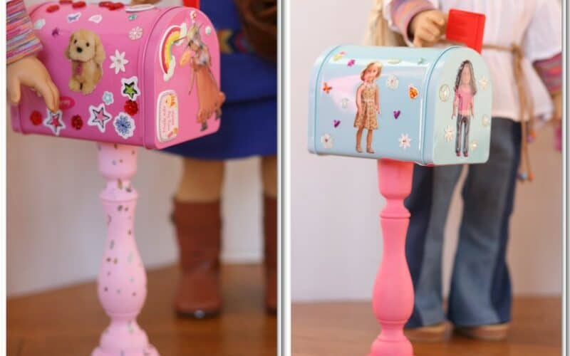 American Girl Craft {Valentine Mailboxes}
