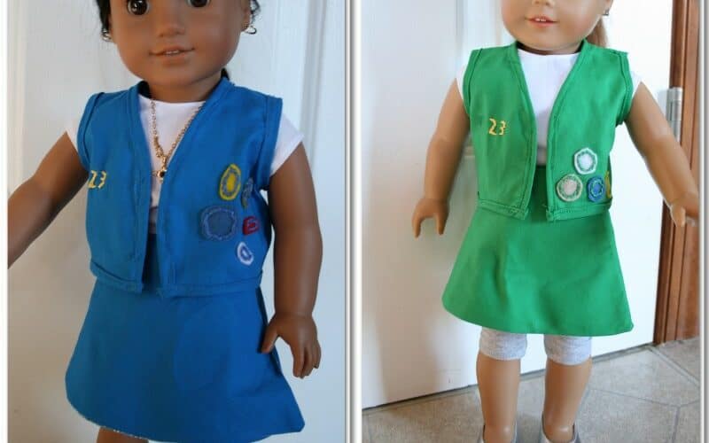 Free American Girl Doll Patterns: Girl Scout Uniform