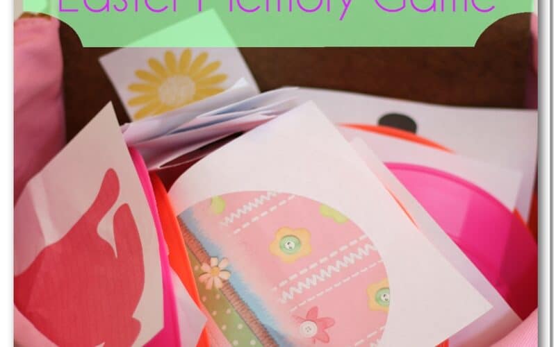Activities for the Family ~ Hippity Hoppity Easter Memory Game