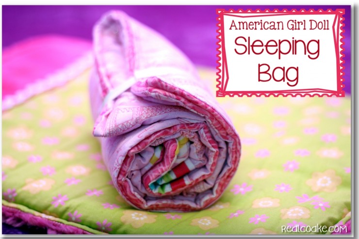 american doll sleeping bag