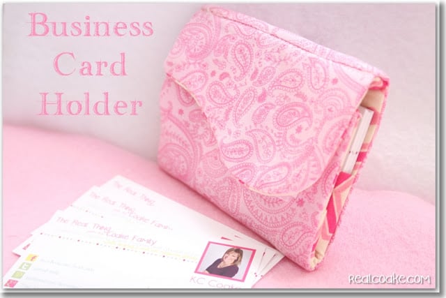 My Blog Becomes Official ~ Or Making a Business Card Holder