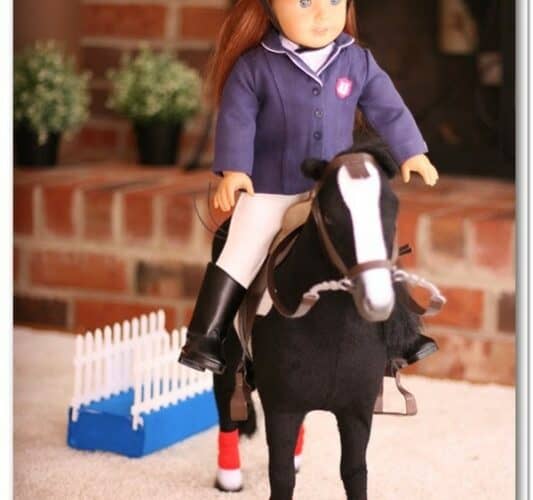Doll & Horse Show Riding Fun {American Girl Crafts}