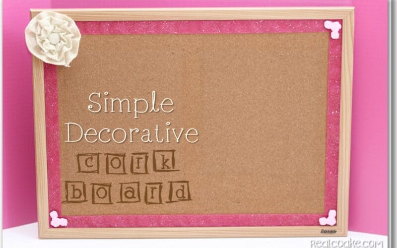 Simple Decorative Cork Board