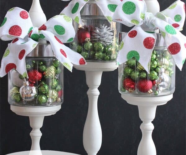 Christmas Apothecary Jars {Christmas Decorations}