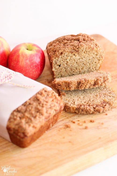 We sure love our apple recipes! This is a quick, healthy and delicious recipe to make apple bread. So Yummy!