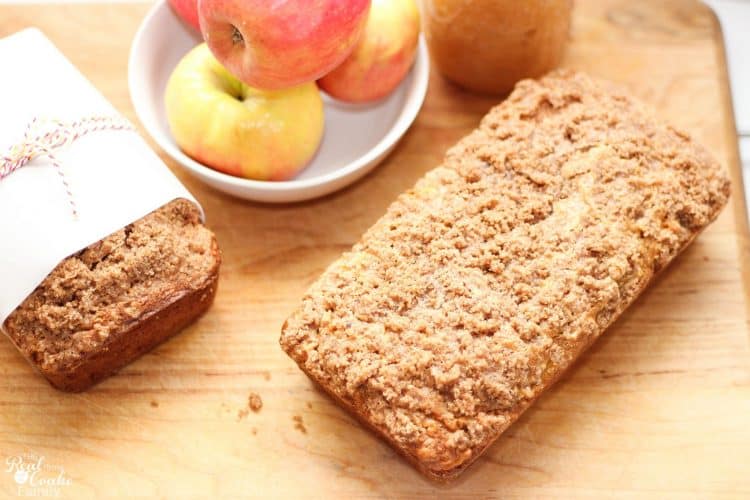 We sure love our apple recipes! This is a quick, healthy and delicious recipe to make apple bread. So Yummy!