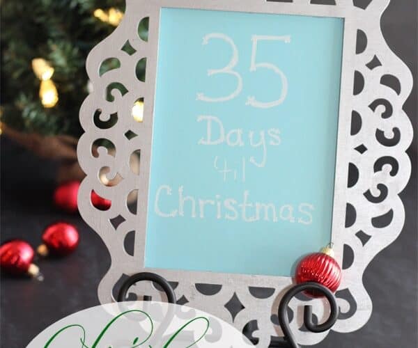 Christmas Countdown Frame