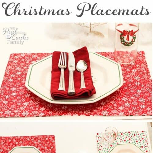 How to Make Christmas Placemats