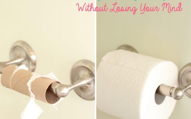How to Get the Kids to Change the Toilet Paper Roll ~ Without Losing Your Mind