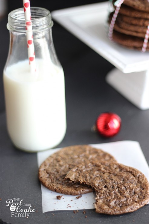 Cookie recipes - My Great Grandma's recipe for delicious Chocolate Spice Cookies from #RealCoake #Cookies #Chocolate #Recipe