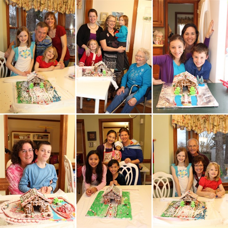 Merry Christmas from our family to yours! #Christmas #GingerbreadHouses