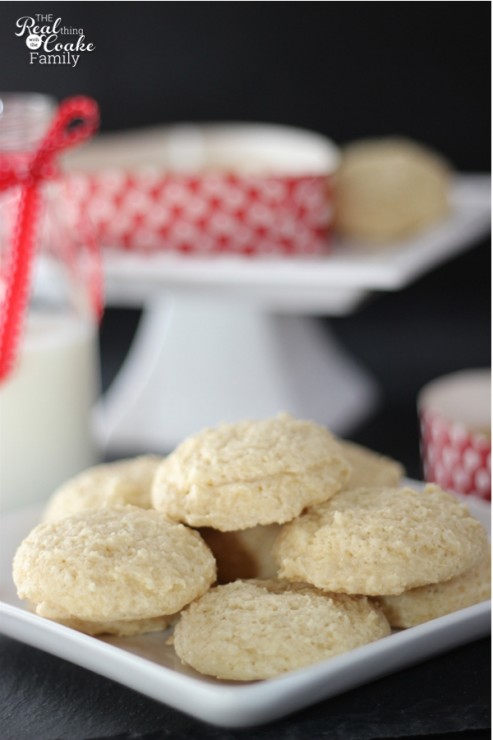 Delicious and easy to make drop sugar cookies from an old fashioned recipe. #Cookies #Recipe