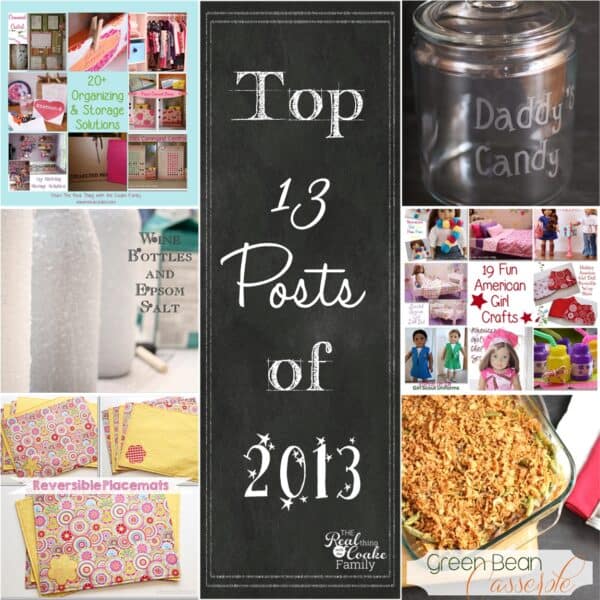 Top 13 Posts of 2013 at www.realcoake.com #RealCoake