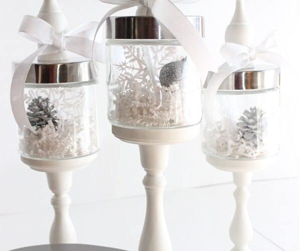 Winter Apothecary Jars