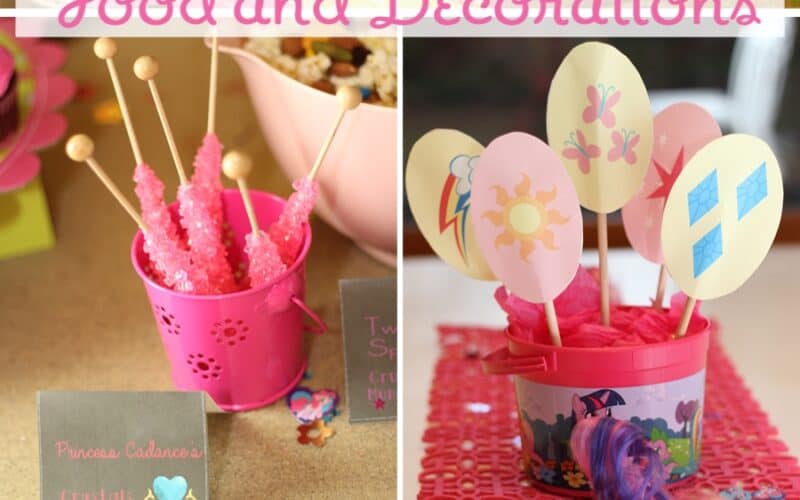 My Little Pony Birthday Party ~ Food and Decorating Ideas