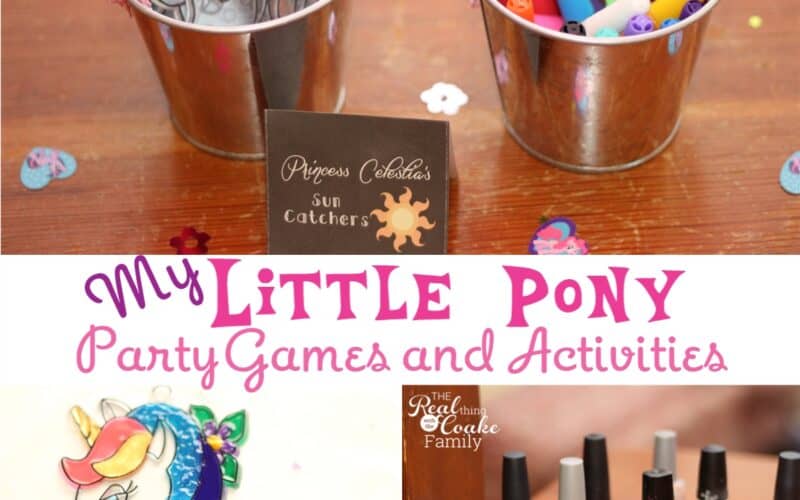 My Little Pony Games ~ Perfect for a My Little Pony Birthday Party