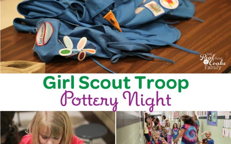 Girl Scouts Troop Event ~ Host a Pottery Night