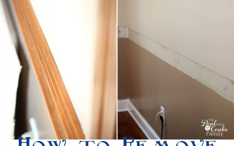 How to Remove Chair Rail ~Part 1