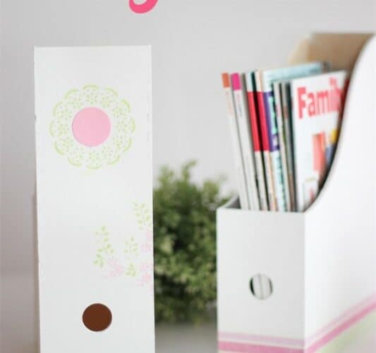 Make this Adorable DIY Magazine Holder