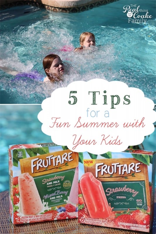 Summer activities with kids can be hard to find all summer. Here are 5 great tips for a fun summer with your kids.  #ItsAllGood #PMedia #Ad #SummerFun #Activities #Kids #RealCoake