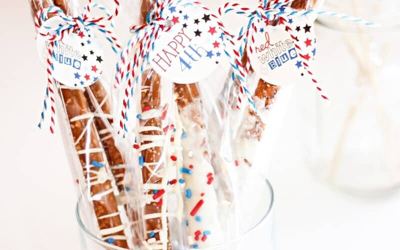 Patriotic Pretzels ~ 4th of July Recipes