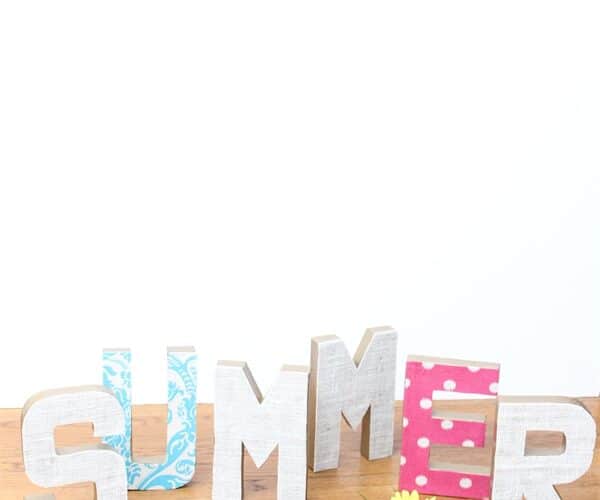 Make a Pretty Summer Statement with DIY Home Decor