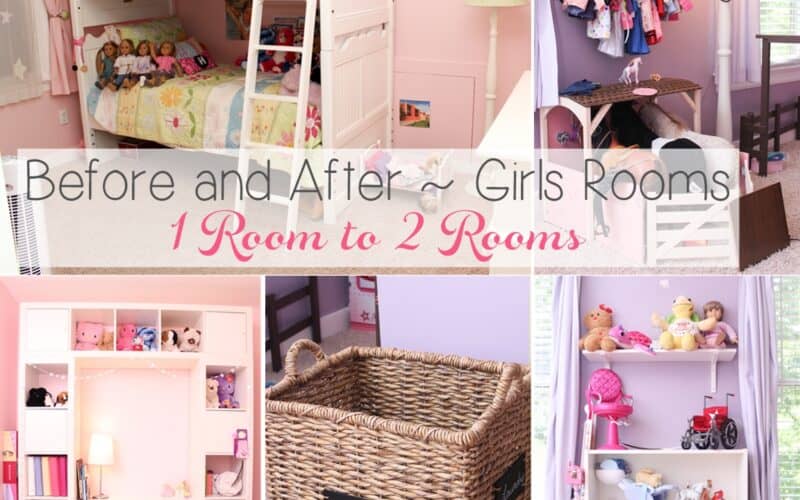 Girls Bedroom Ideas ~ Moving My Girls from 1 Room to 2 Rooms