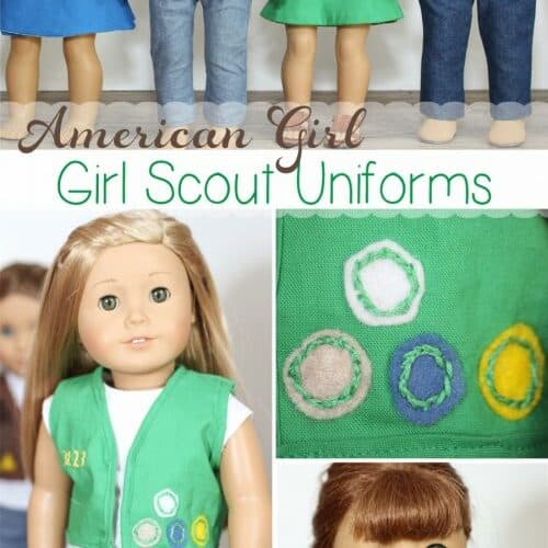 American Girl Doll Clothes – Make Girl Scout Uniforms
