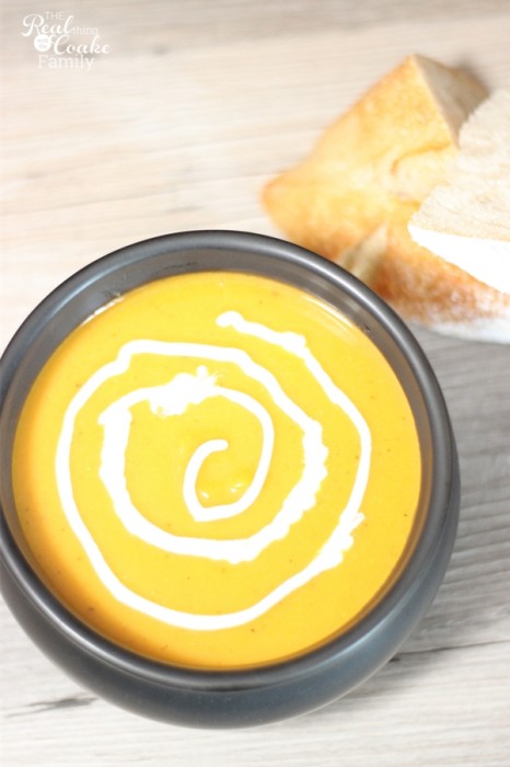 Soups are perfect recipes for fall. We like to make our soup spooky for Halloween. Recipe and directions are included to make this spiderweb butternut squash soup. 