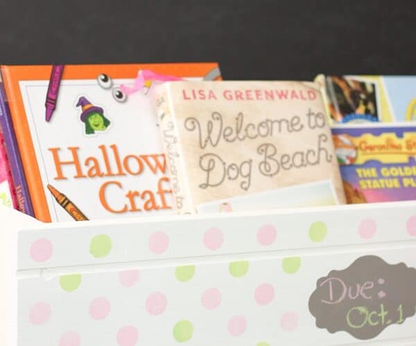 Flower Power Craft to Organize Books