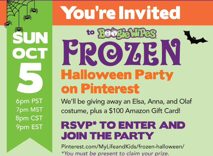 {Ended} Fun Frozen Halloween Pinterest Party with Prizes!!!
