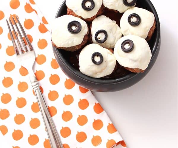 Eyeballs for Dinner ~ Halloween Recipes
