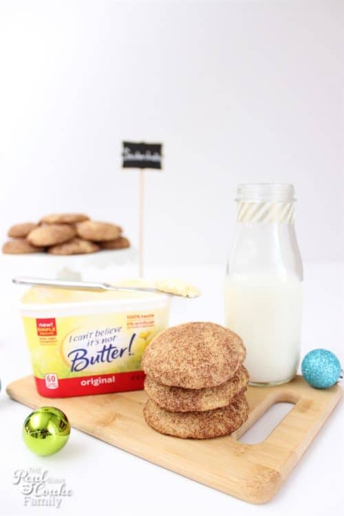 Snickerdoodles are so delish! This Snickerdoodle recipe has been made a little bit more healthy and the cookies still taste amazing! Love it! Sponsored