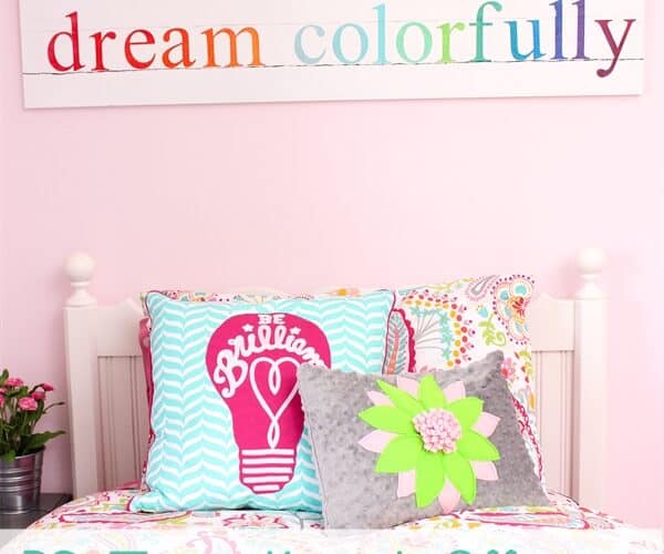 Colorful PB Teen Knock Off Wall Art