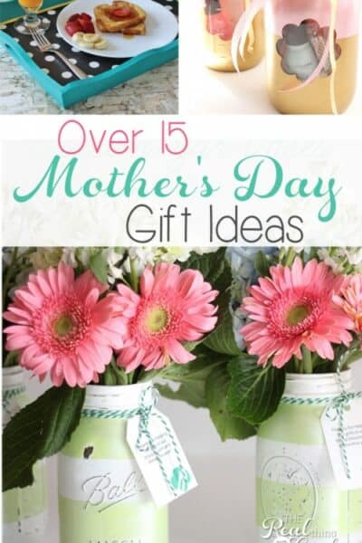 This is over 15 wonderful Mother's Day Gifts that cover you for the whole day, from breakfast in bed to wine in the evening. Such great gift ideas for all different tastes and interests.