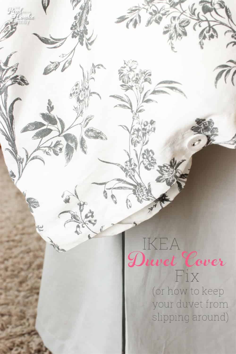 How to Fix Your IKEA Duvet Covers & Inserts (or other duvet covers)