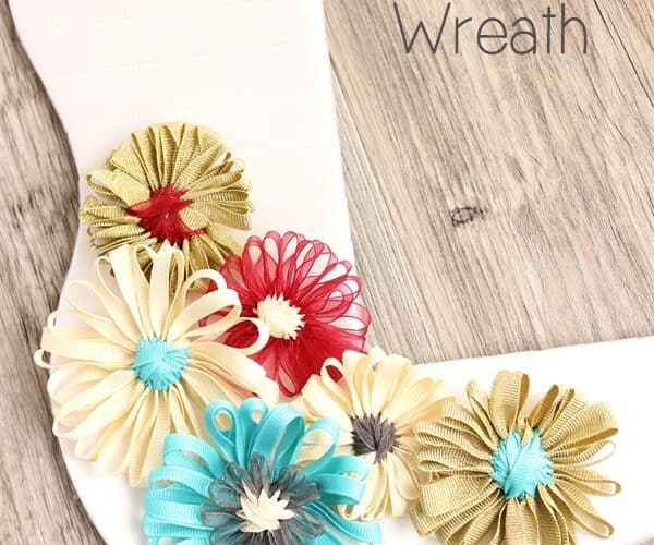 Turn a Frame into a Pretty Wreath