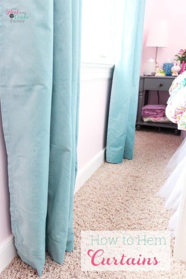 hemmed curtains