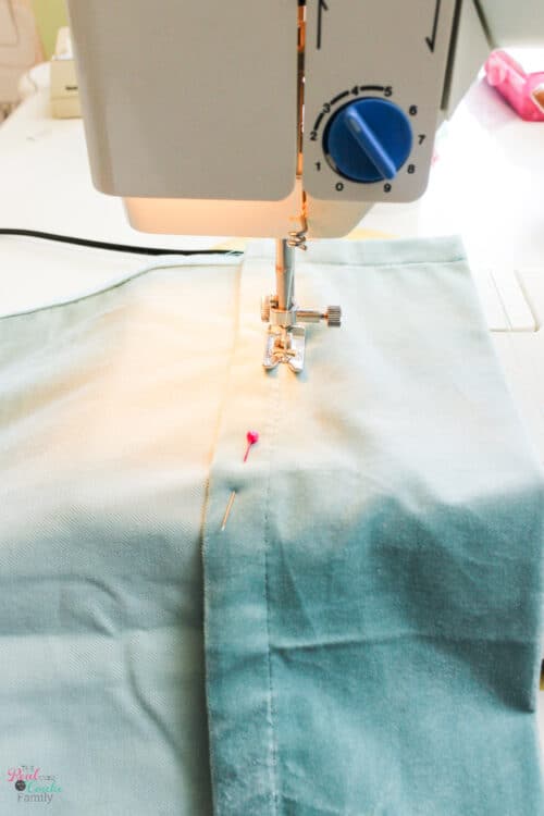 sewing hem in curtains