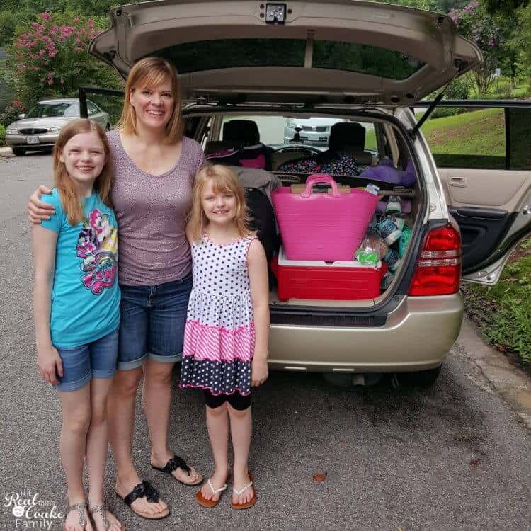 Great tips and hacks for our road trip. Shows ideas, organizing the whole car, packing for kids and the whole family. Including essentials we need for our long cross-country trip and snacks.
