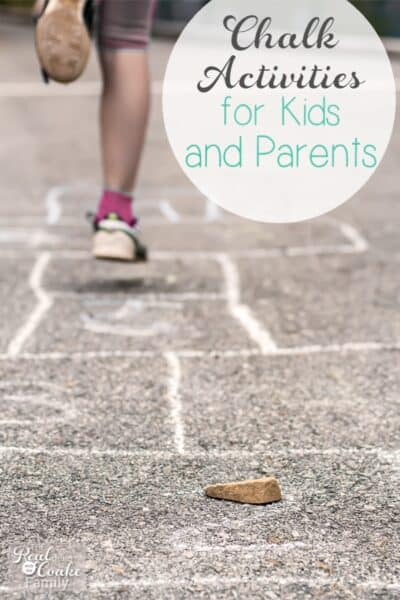 Looks like some fun ideas with chalk for the kids and me, too. Love finding fun activities for the kids that I like as well. #5 is my favorite.