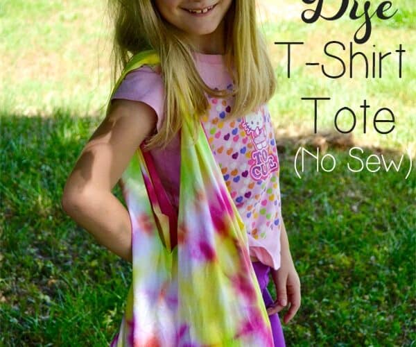 Make No Sew Tie Dye Tote Bags ~ Real Summer of Fun
