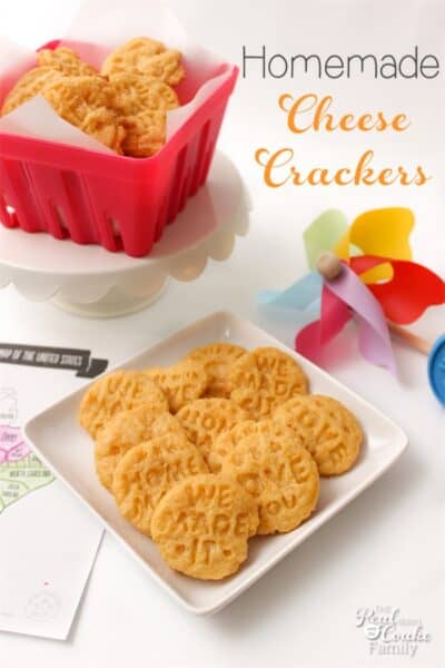 Love finding delicious recipes that I can make with this kids for kids activities. These homemade cheese crackers are Amazing! Loved hearing the kids say, "We Made It!"